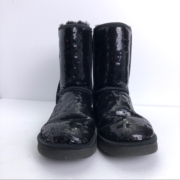 UGG Black Sequin Boots! - Picture 4 of 8